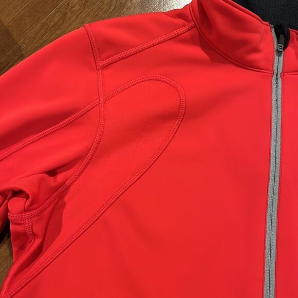 EUC New Balance women’s red 1/2 zipped thermal long sleeved top size large! - Picture 7 of 9